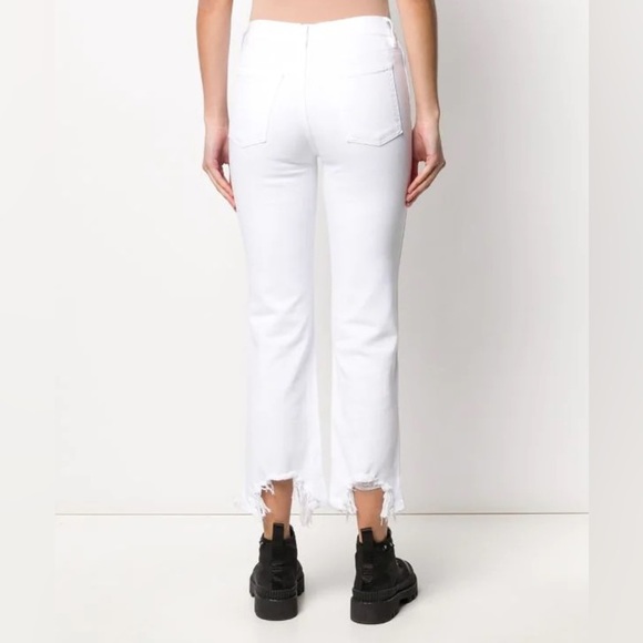 BUNDLE 3 for $75 
3x1 cropped frayed-hem jeans white Size 28 - Picture 3 of 5